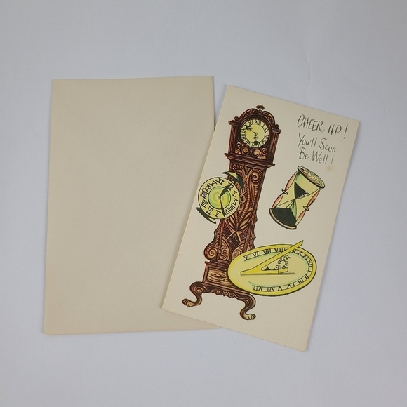 Vintage Greeting Card "Get well Soon" set of 15 - Picture 3 of 11